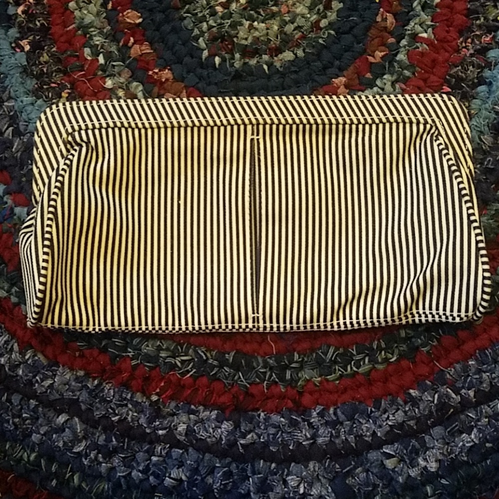 Old Navy Cloth Pinstripe Clutch